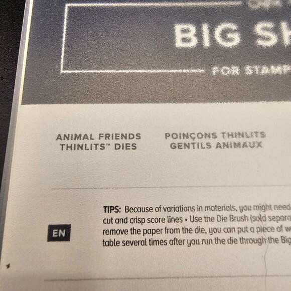 Stampin' Up Sizzix Animal Friends Thinlits Dies - Picture 2 of 3